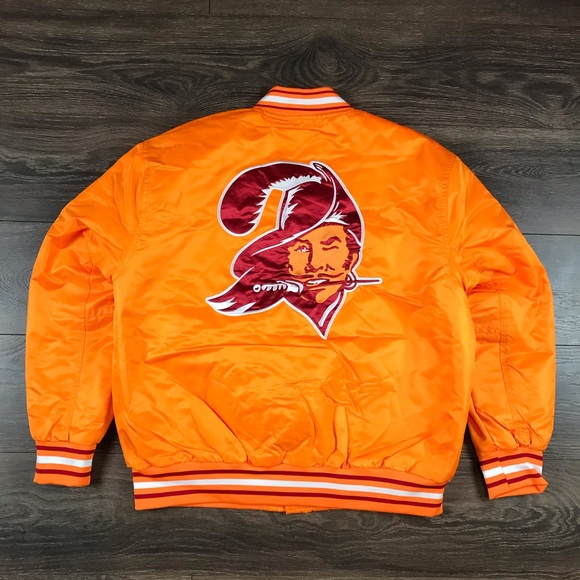 NFL Other - NFL X Ultra Game Tampa Bay Buccaneers Mens Retro Style Classic Orange Jacket NEW